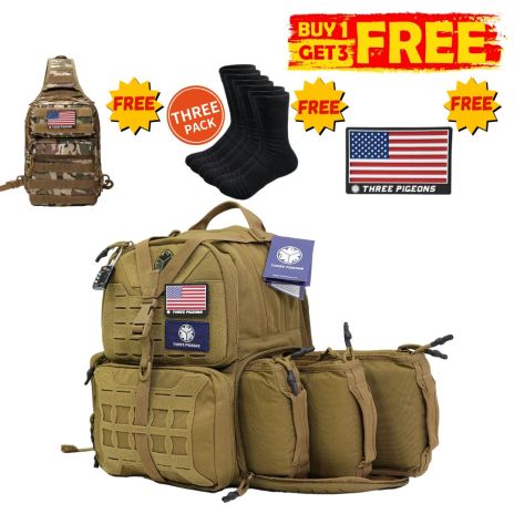 ThreePigeons™ Shooting Range Backpack 40L VIP