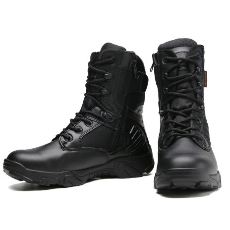 ThreePigeons™ Leather Waterproof Tactical Boots TP0722