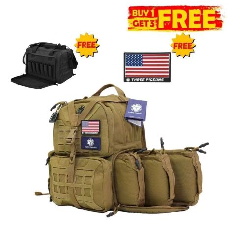 ThreePigeons™ Shooting Range Backpack 40L VIP