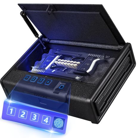 Quick Access Biometric Fingerprint Gun Safes XD001