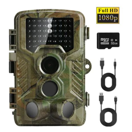 ThreePigeons™ Wildlife Camera 21MP 1080P HD Trail Camera with 125° Wide Angle