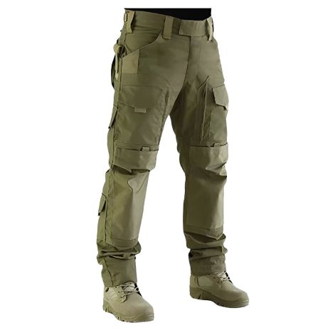 Casual Pants Mens Fashion Solid Color Outdoor Tactical Pants Mountaineering Hiking Overalls Outdoor Sports