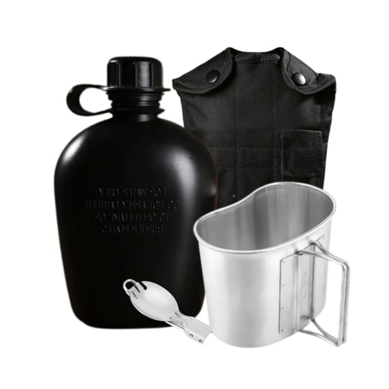 ThreePigeons™ 1 Quart Military Canteen