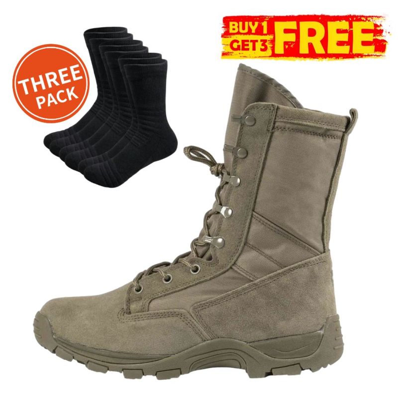 Men Military Leather Boots