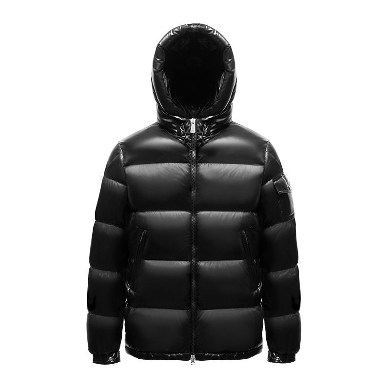 Glossy Short Laqué Down Jacket