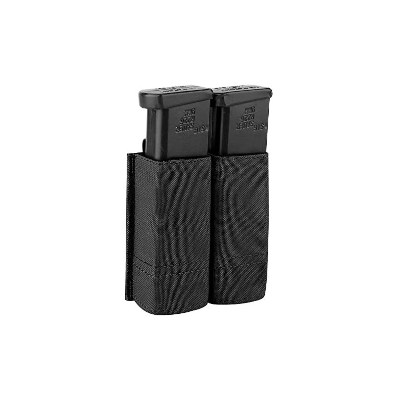 ThreePigeons™ Nylon Double Pistol Magazine Pouch with Insert