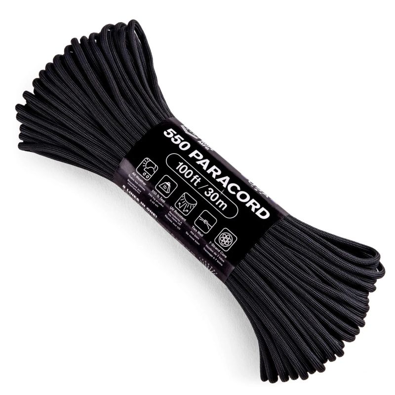 ThreePigeons™ 550 Paracord 100 Feet 7-Strand Core Nylon Parachute Cord Outside Survival Gear