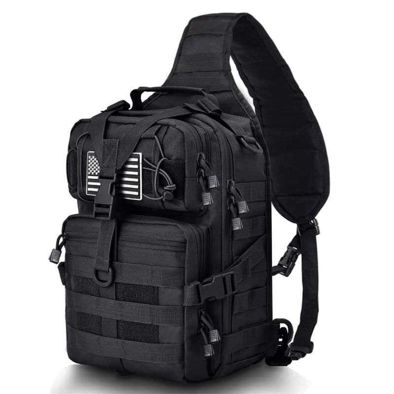 Tactical Sling Bag Hiking Backpack, Patrol & Bug Out Backpack 35L