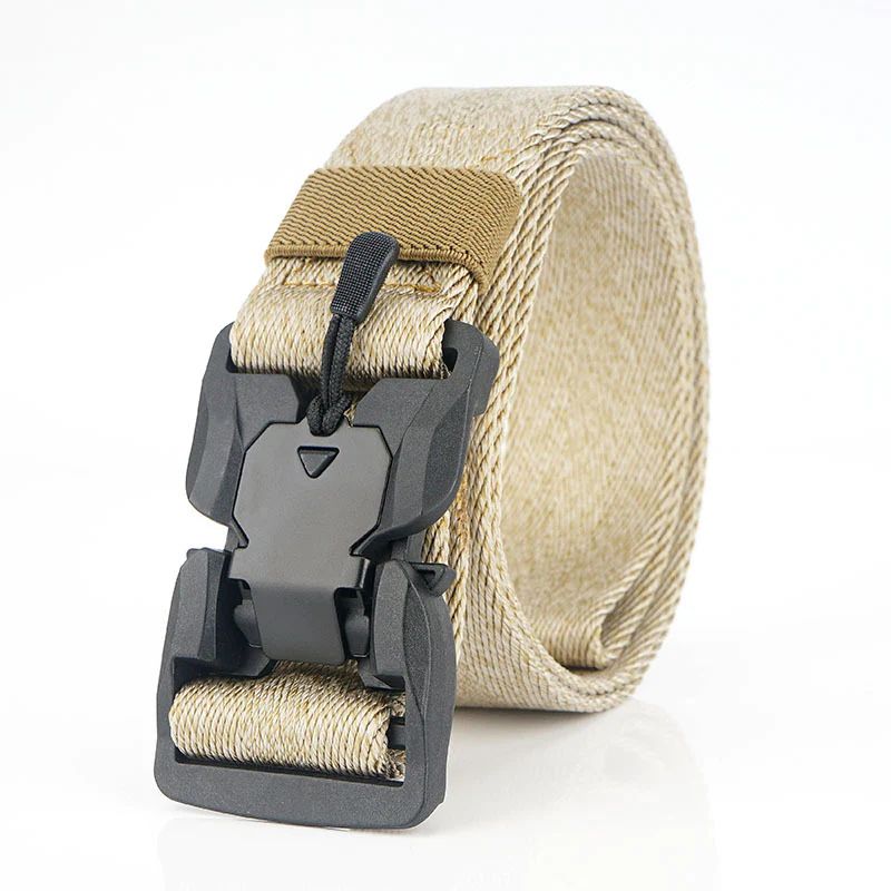 ThreePigeons™ Magnet Function Buckle Tactical Belt