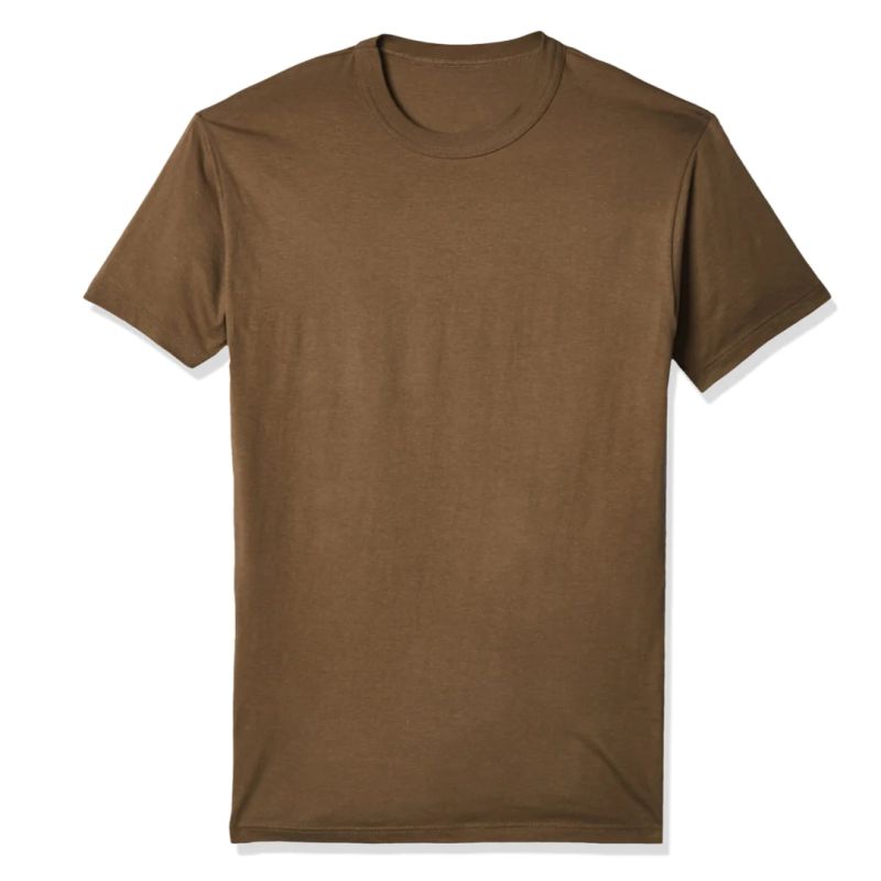 Cotton Military Tee-Tan