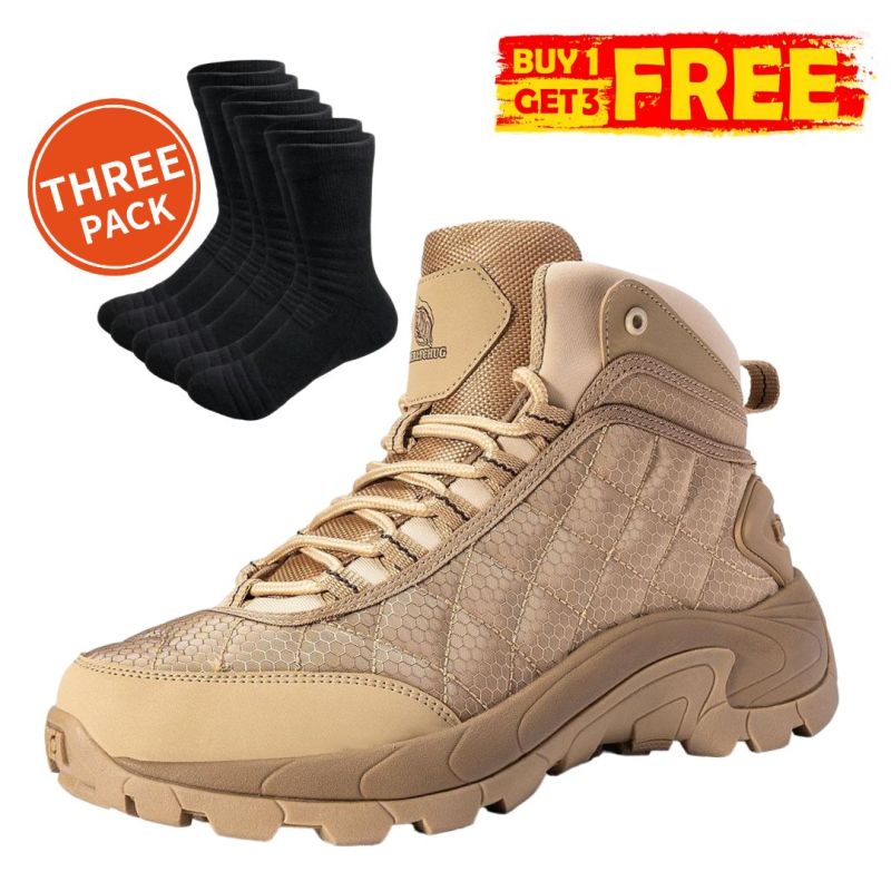 Men's Mid Lightweight Walking Work Boots