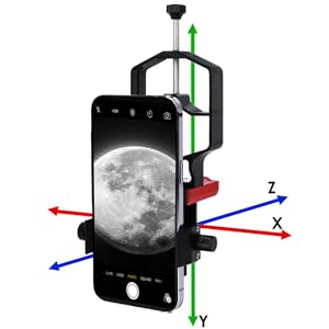 ThreePigeons™ 3-Axis High-Precision Universal Digiscoping Adapter