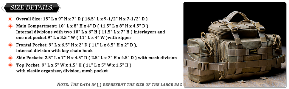 ThreePigeons™ Tactical Range Bag