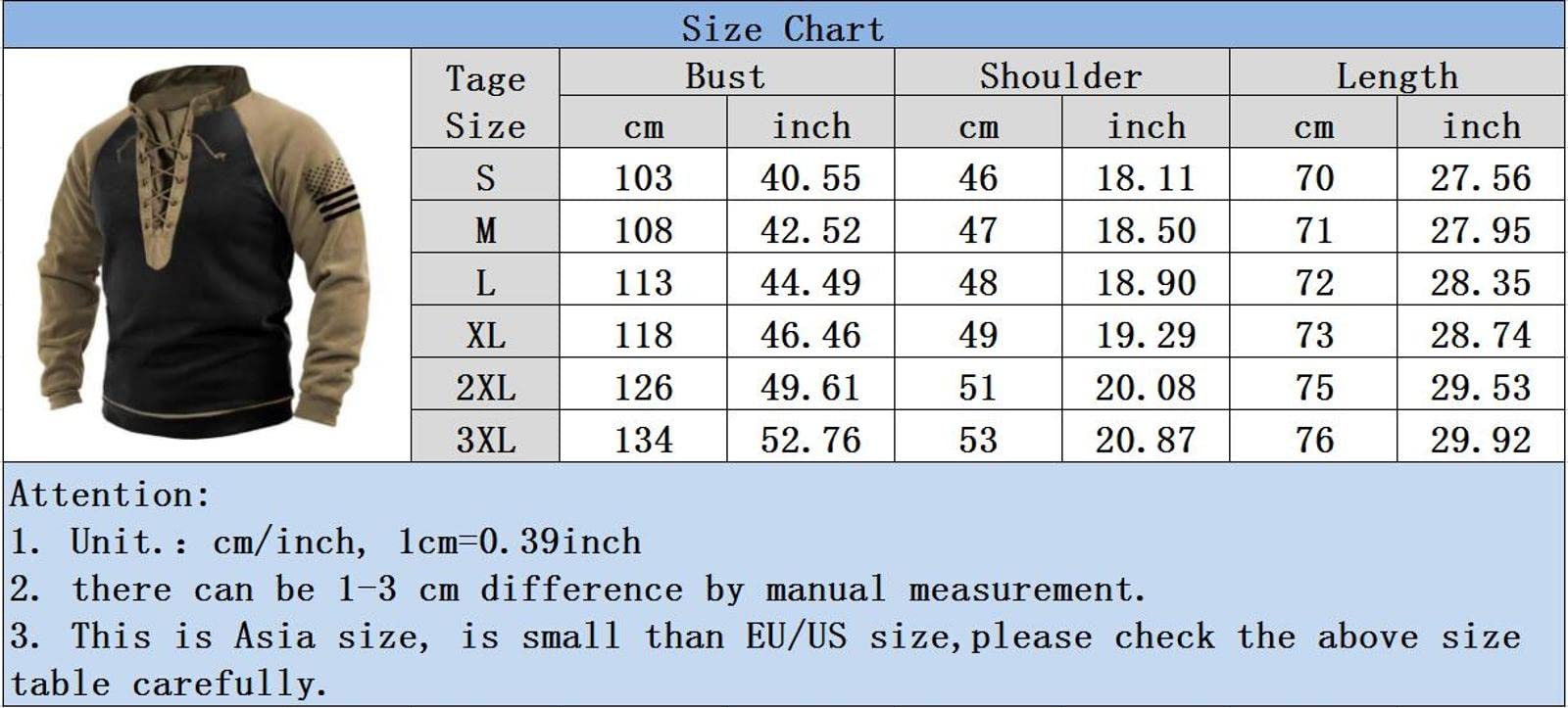 Men's Outdoor Tactical T Shirt Autumn American Flag Colorblock Eyelet TieUp TShirts