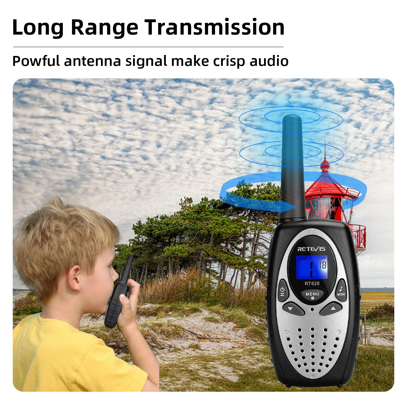 FRS Walkie Talkie for Kids Gifts for Birthday Outdoor Camping