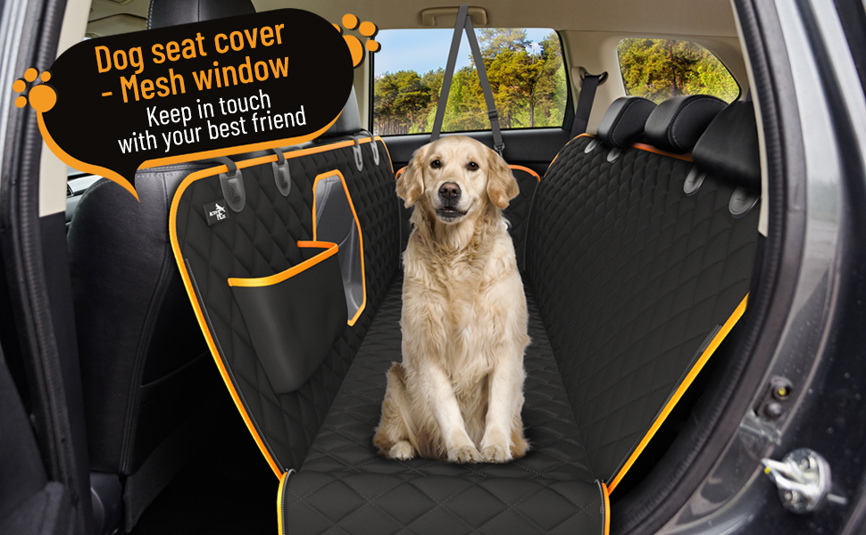 Dog Seat Cover for Back Seat of SUVs Trucks Cars