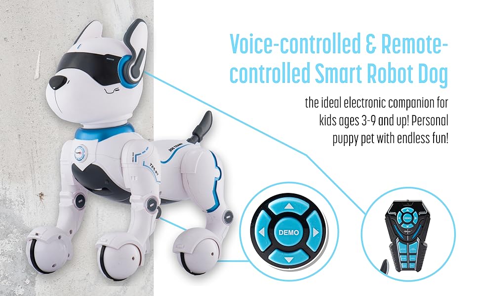 Programmable Robotic Dog Toy Remote Control Pet with Touch Function