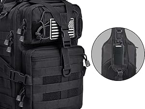 ThreePigeons™ Large Assault Detachable Molle Rucksack 60L